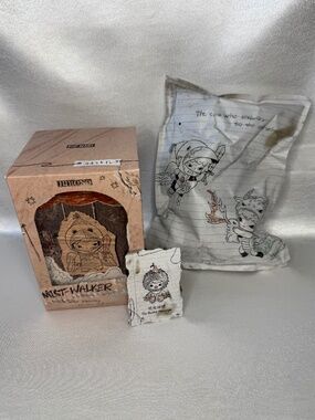 Pop Mart Hirono Mist-Walker Series Plush Pendant Blind Box-The Backlit Messenger